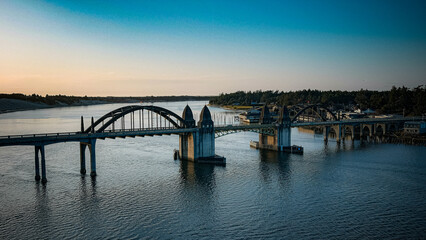 Florence Oregon bridge over the Suislaw River
