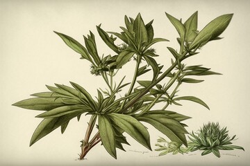 A plant known for its stinging hairs and used for medicinal and culinary purposes. Generative AI