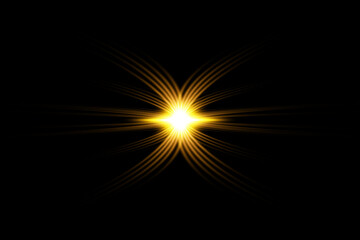 Obraz premium lens flare light effect. Abstract background with shiny sparkle glowing . Easy to add overlay or screen filter over photo