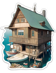 fishing village and fish market 