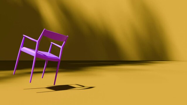 3d render swivel chair