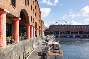 Liverpool, united kingdom May, 16, 2023 Albert dock,Liverpool,UK.