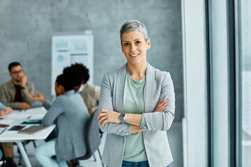 young business people meeting office portrait woman businesswoman teamwork group success corporate colleague partnership together startup creative start up smart intelligent