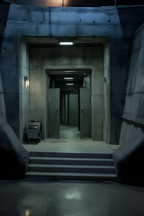 An underground bunker housing a top-secret facility for developing and testing new anti-virus technologies.