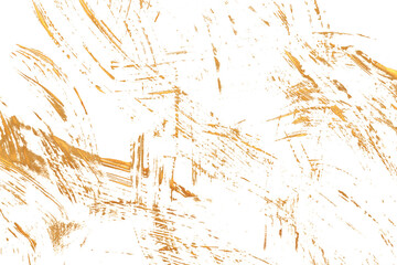 Gold glitter ink smear scratch scrawl painting blot. Abstract texture stain brushstroke texture...
