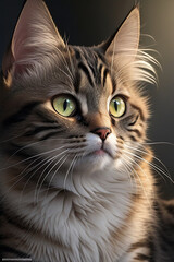 Fototapeta premium close up of a cat