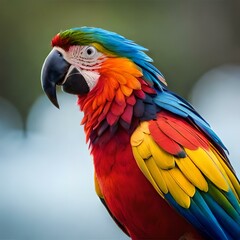 Fototapeta premium blue and yellow macaw ara