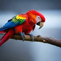 Obraz premium blue and yellow macaw