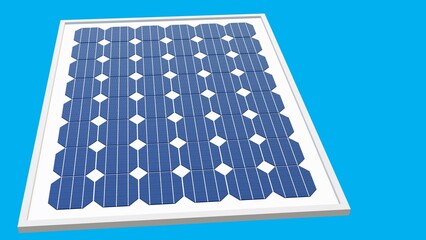 Solar panel to turn the sun's energy into electricity