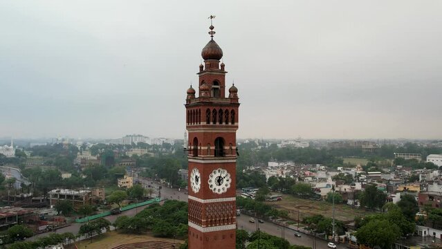 Historical Indian Clock Tower Lucknow
