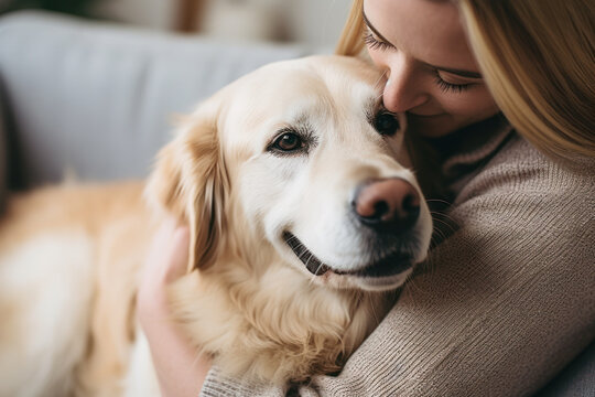 An image highlighting the role of pets in providing emotional support.
