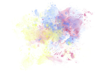 Fototapeta na wymiar colorful splash brush watercolor backdrop decoration background
