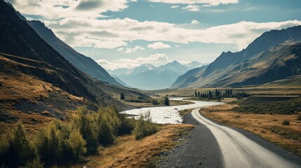 Road to the mountains 