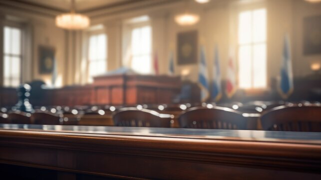 Court room blurred background wallpaper