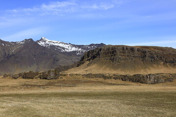  Mountain view in Vatnajökull National Park in South Iceland