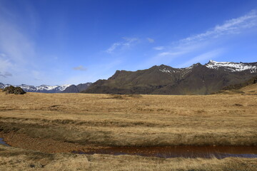  Mountain view in Vatnajökull National Park in South Iceland