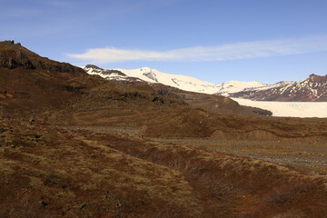  Mountain view in Vatnajökull National Park in South Iceland