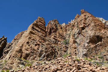 volcanic rocks of los Roques de Garcia in Parque Nacional del Teide on Tenerife island (Canary Islands, Spain)