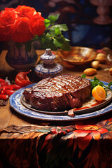 Photo of delicious looking grilled beef steak