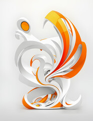 Fototapeta premium Nature's Duo Colors Abstract