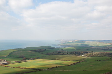 Swyre Head Arial Landscape
