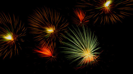 Naklejka premium Fireworks