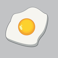 Illustration of a professionally fried egg