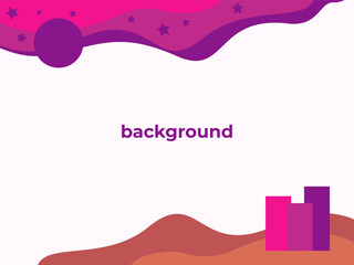 Vector graphics, abstract background in trend colors for presentation, banner, inscription
