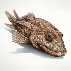 fish isolated on white background