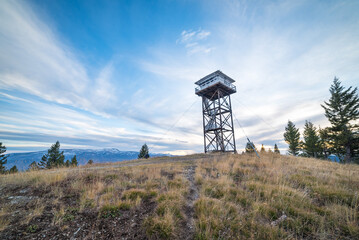 Tall Fire Lookout with a View