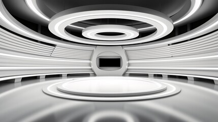 White Studio. White wall with light. White background. White back drop.