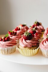 Cupcakes de fresa