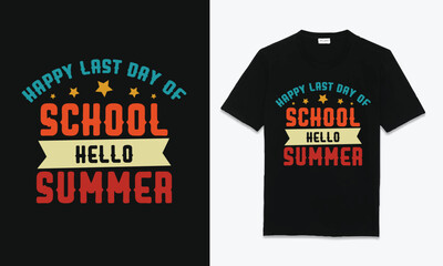 Welcome Back To School Vibes Colorful T-shirt Design