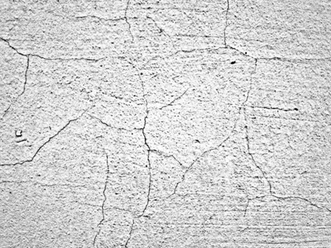 Distressed concrete surface, natural grunge texture with large and small cracks. Versatile overlay design, gritty stencil effect. Unique pattern for creative projects
