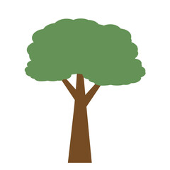 Tree Flat Illustration Vector