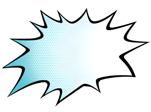 Comics style speech bubble meant to deliver something loud and impactful. Generative AI.