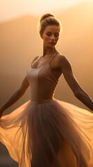 Fototapeta na wymiar Experience the elegance of a ballet performance