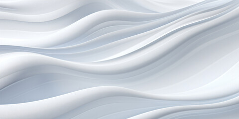 Abstrakter Hintergrund mit Wellen Weiß - mit KI erstellt	
