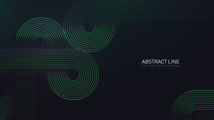 Abstract circle lines background vector