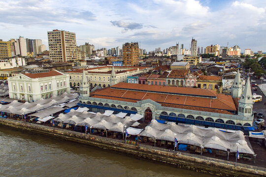 VISTA A&Eacute;REA DO MERCADO DO VER-O-PESO