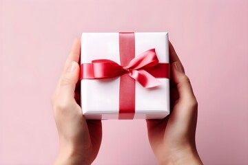 ギフトボックス　赤　with generative ai