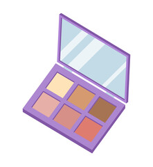 Cosmetic face toner with mirror vector concept