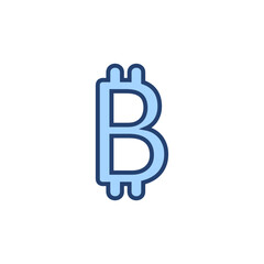 Bitcoin icon vector. bitcoin sign and symbol. payment symbol. cryptocurrency logo