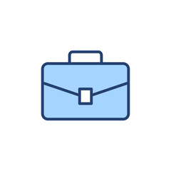 Briefcase icon vector. suitcase sign and symbol. luggage symbol.