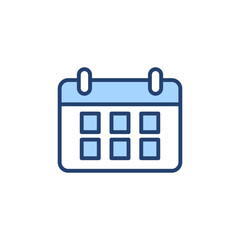 Calendar icon vector. Calender sign and symbol. Schedule icon symbol
