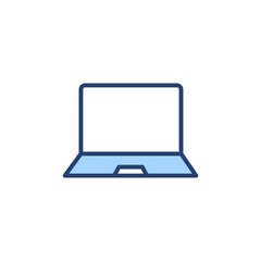 Laptop icon vector. computer sign and symbol