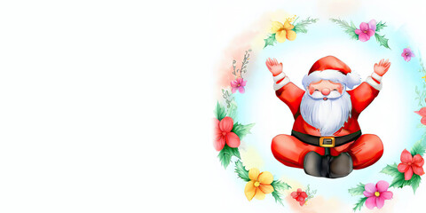 Obraz premium Santa Claus' Christmas Treats, Generative AI