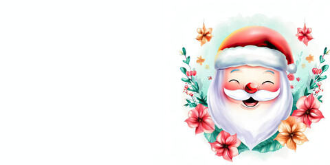 Jolly Santa Claus Christmas Gift, Generative AI