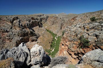 Zakros Gorge in Crete