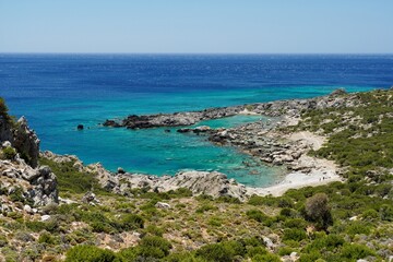 Fototapeta na wymiar Viena Beach in Paleochora, Crete